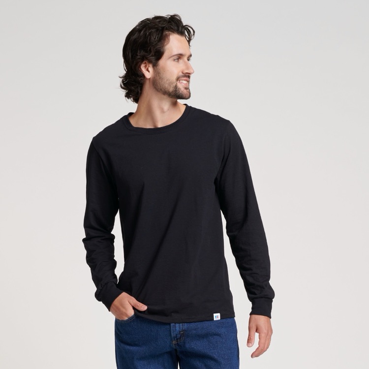 RUSSELL ATHLETIC DRI-POWER® CVC Performance Unisex Long-Sleeve T-Shirt 62