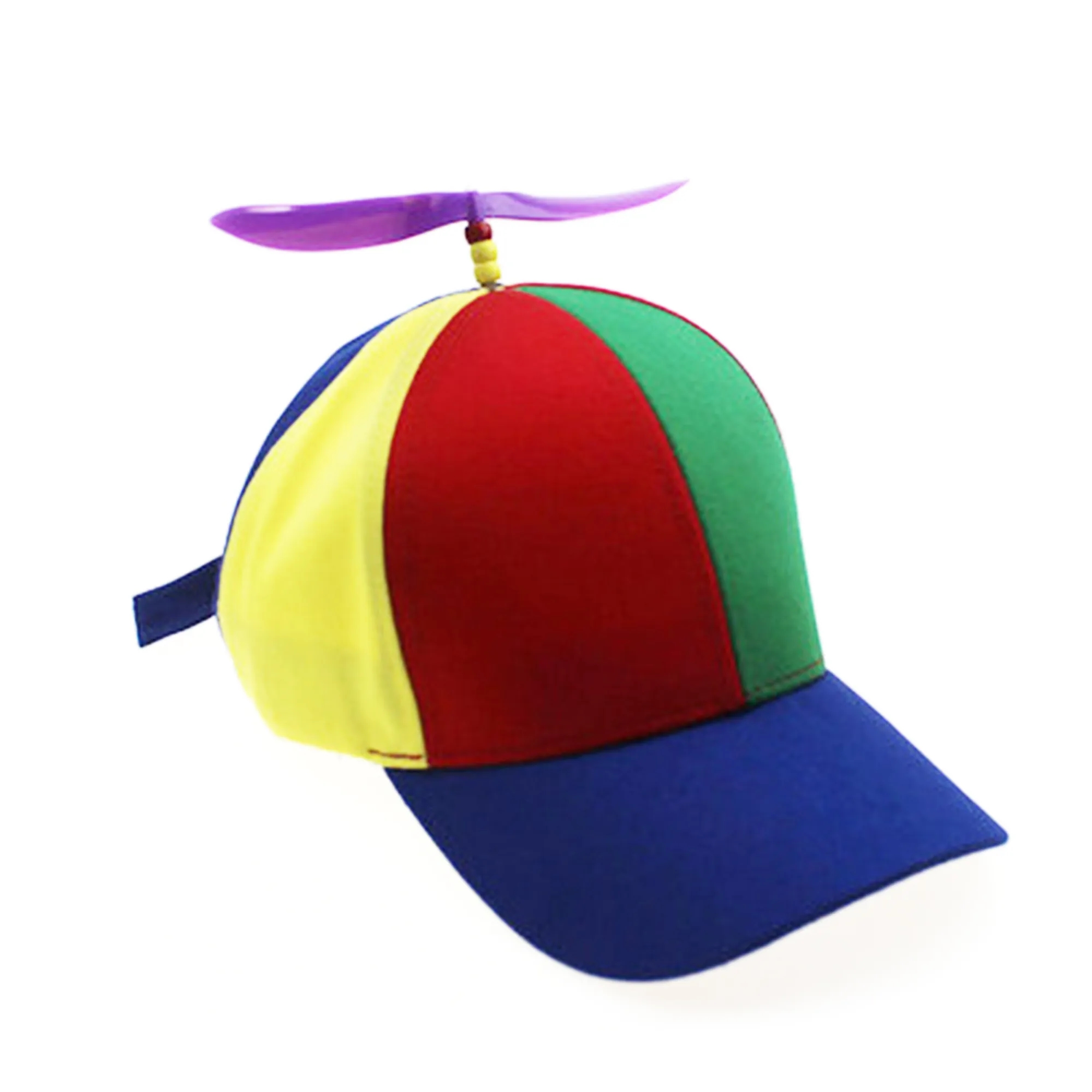 100% Cotton Detachable Propeller Bamboo Dragonfly Shade Cap 2