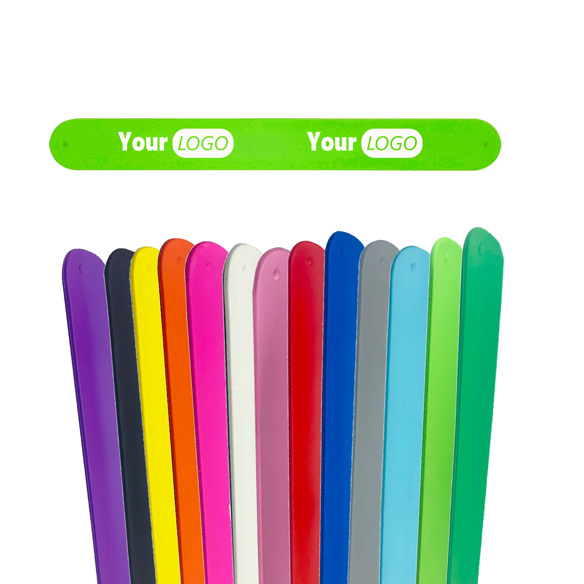 Slap-On Silicone Bracelet MOQ 50 2