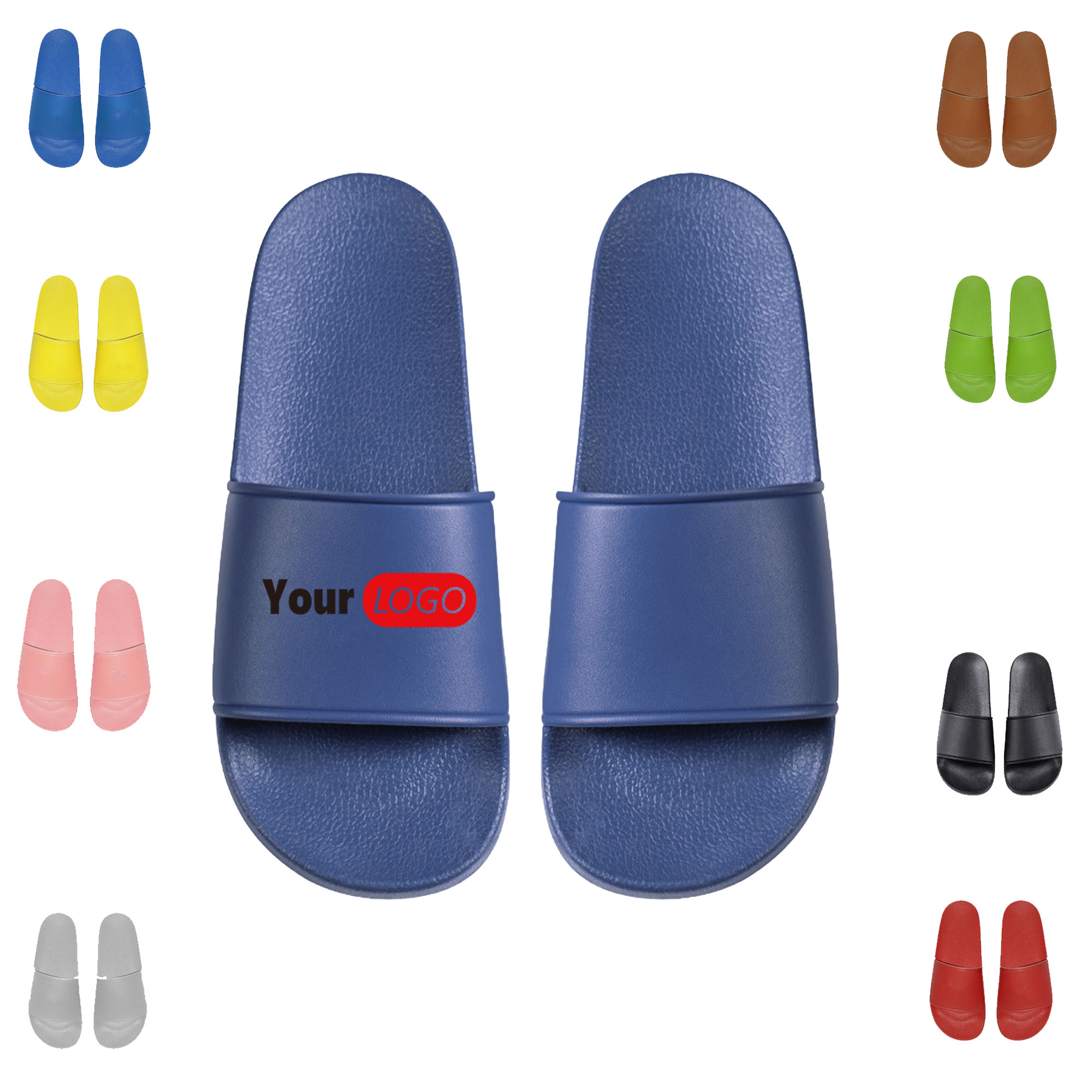 Custom Logo Casual Summer Slide Sandals 2