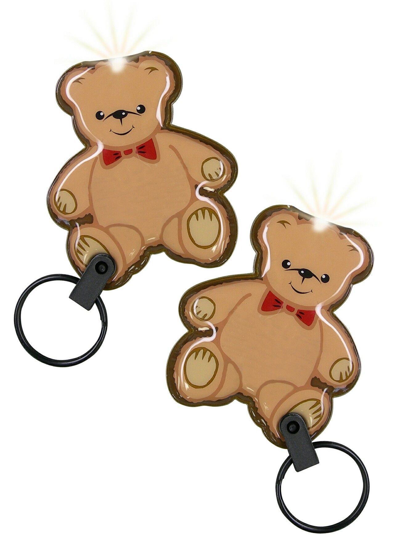 ShapeLights™ Color-A-Shape Key Ring Flashlight (Teddy Bear)