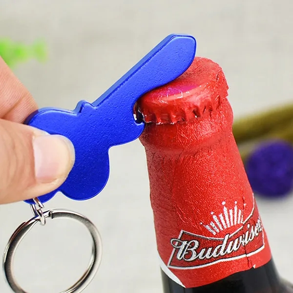 Custom Bottle Opener Keychain - Key Shape 3