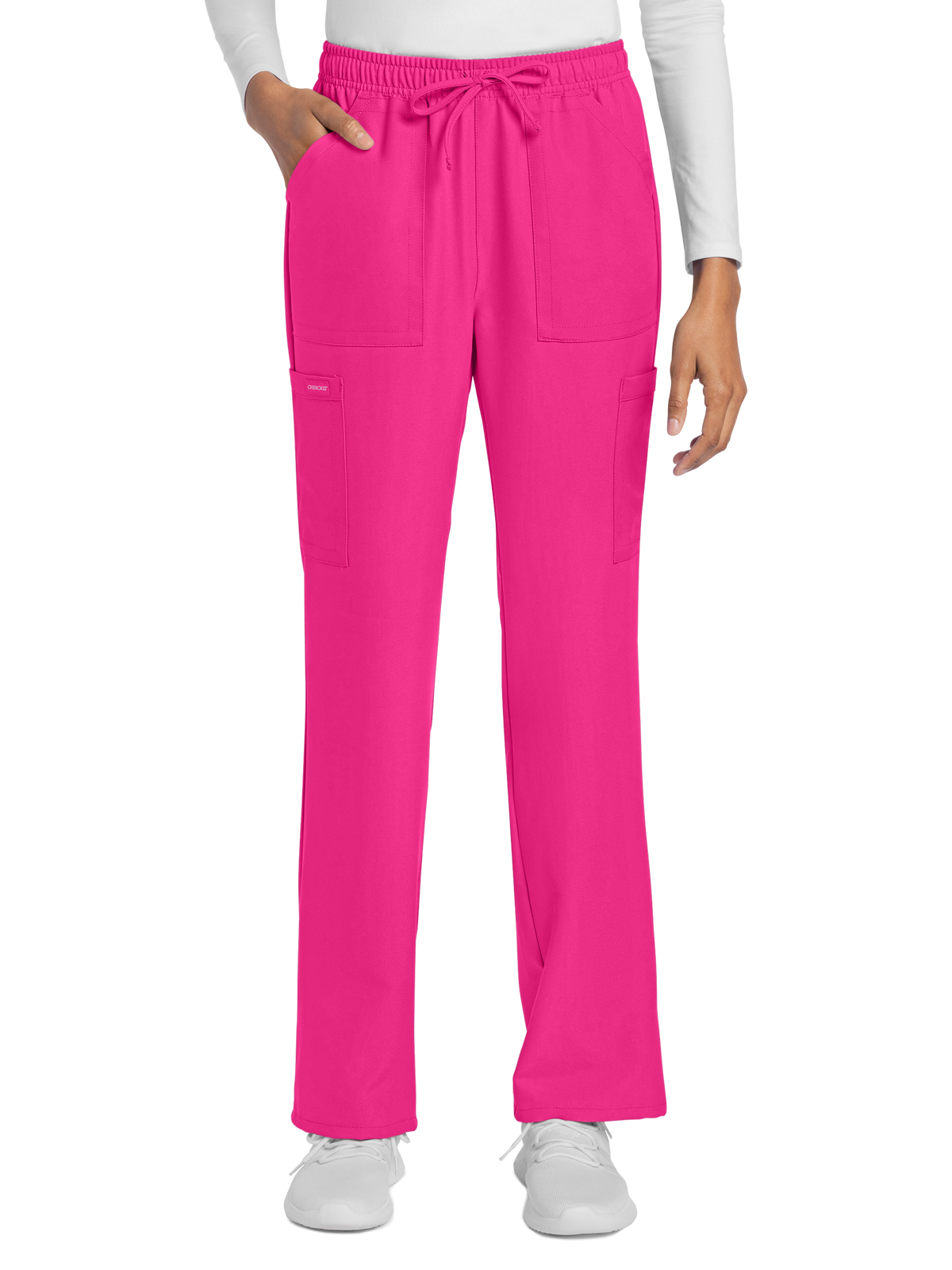 Cherokee - WW Originals Ultra - Women's 4-Pocket Drawstring Cargo Pant 37