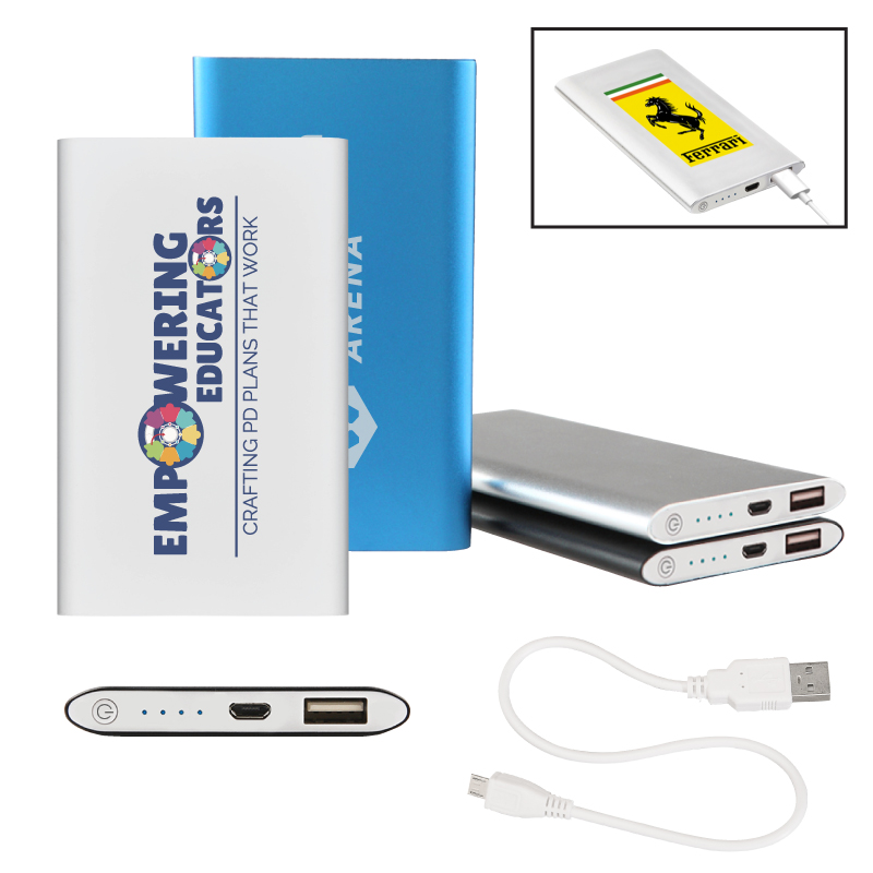 Sybil UL Certified 4000 mAh Slim Power Bank 2
