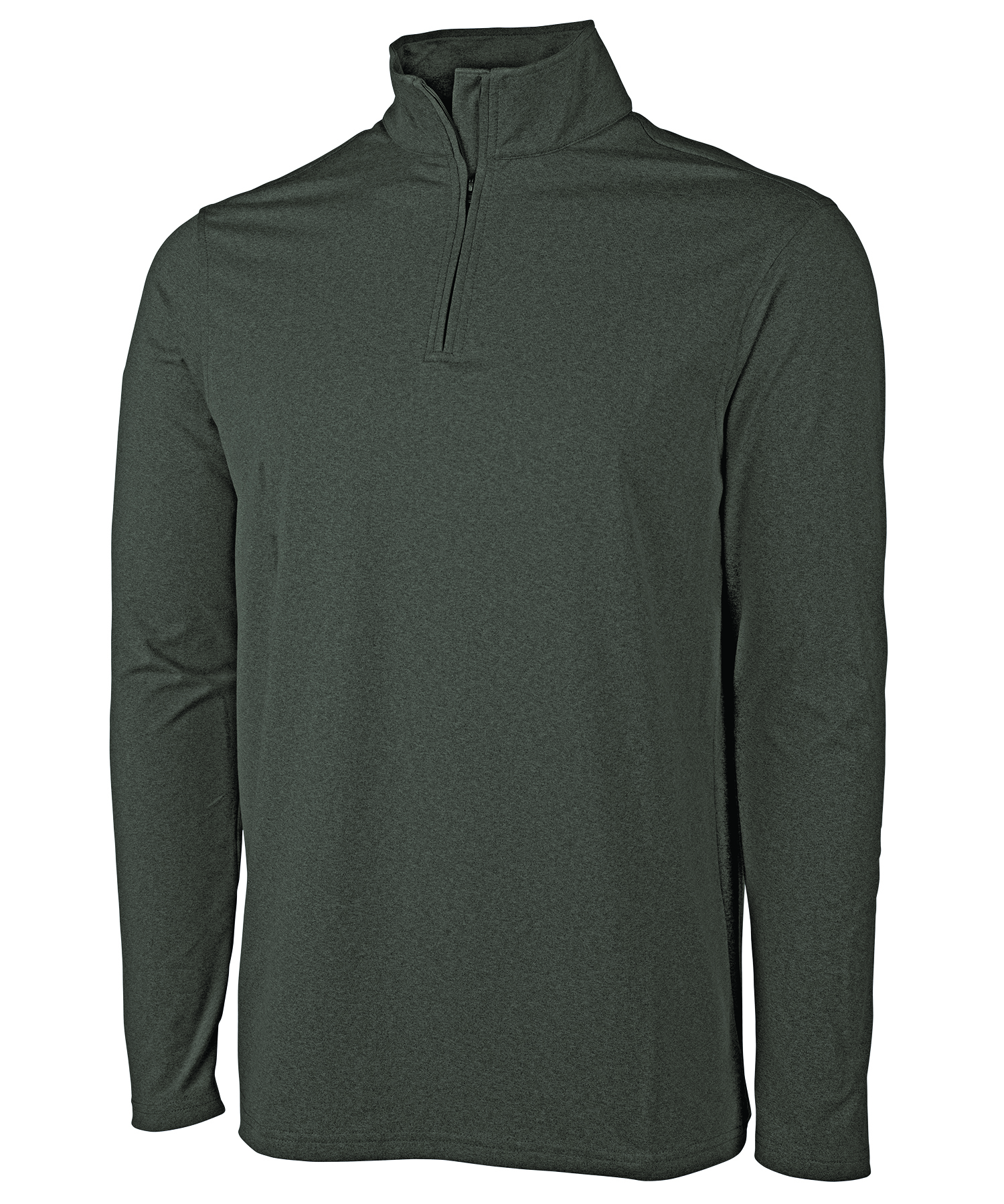 Men's Heathered Eco-Logic Stretch Quarter Zip