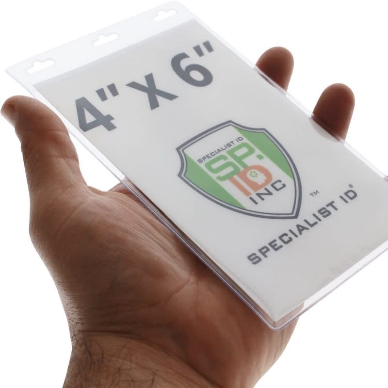 Vertical 6 X 4 Inch Badge Holder 2