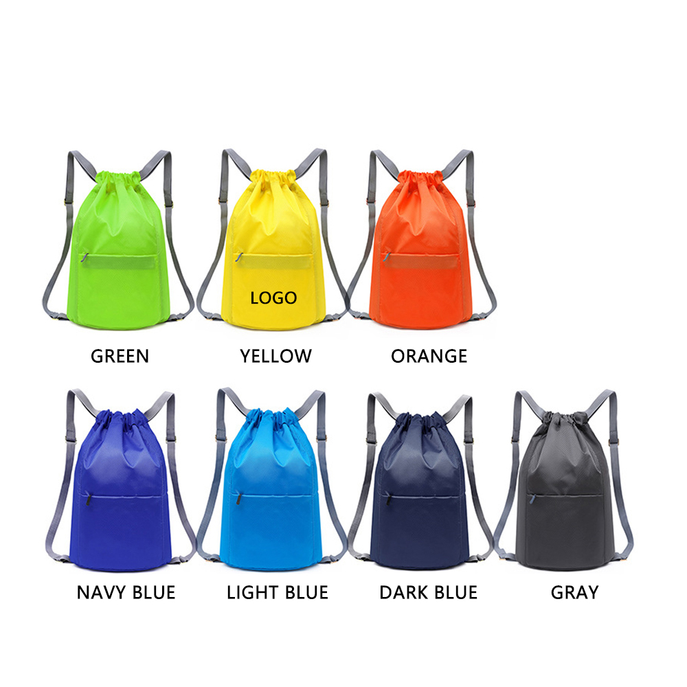 A waterproof nylon lightweight and large-capacity backpack with a drawstring closure 4