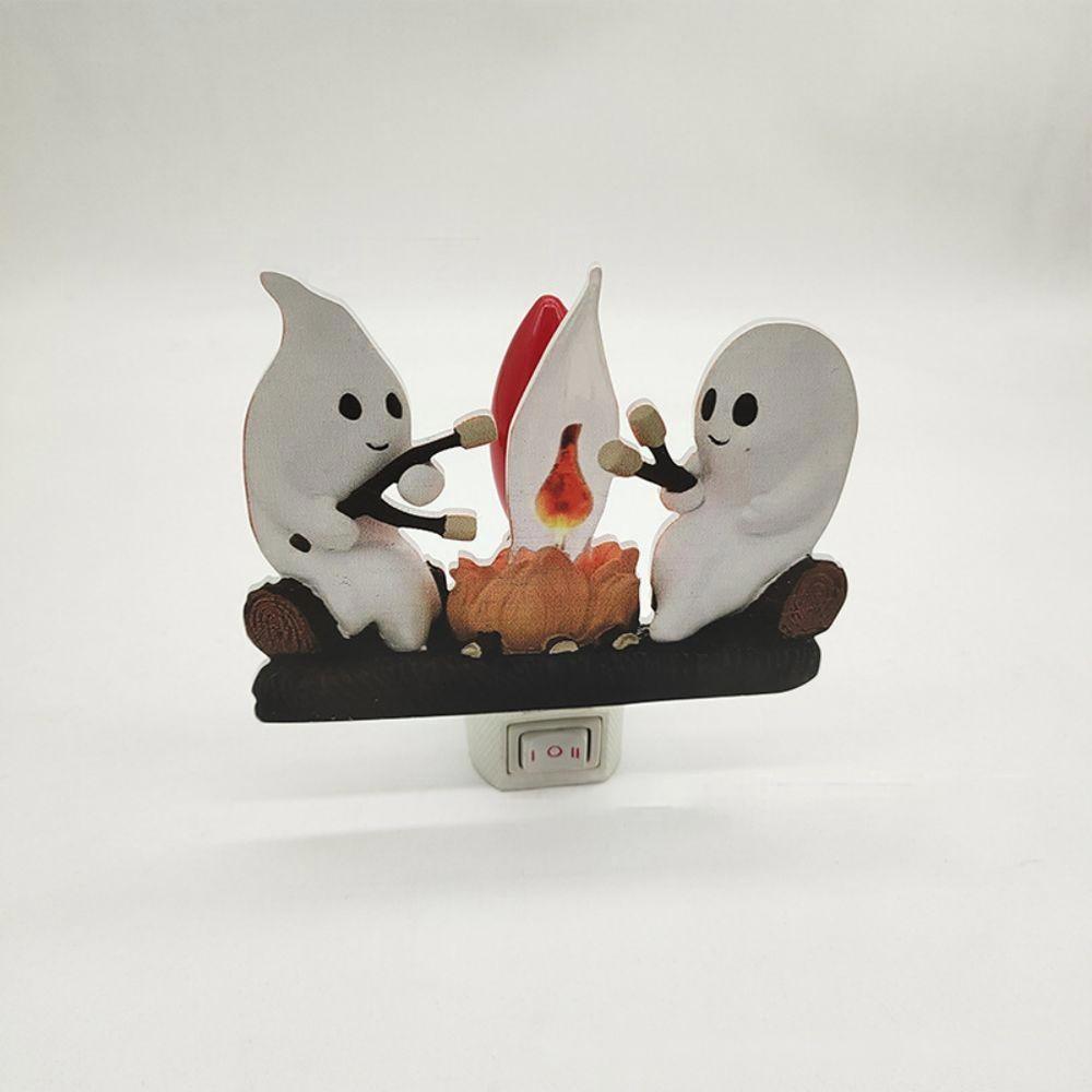 Ghost Campfire Flickering Nightlight 2
