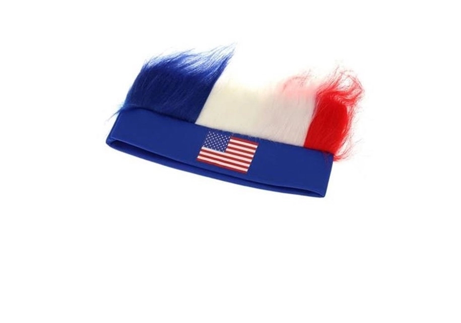 Crazy Hair Football Sports Wig 3