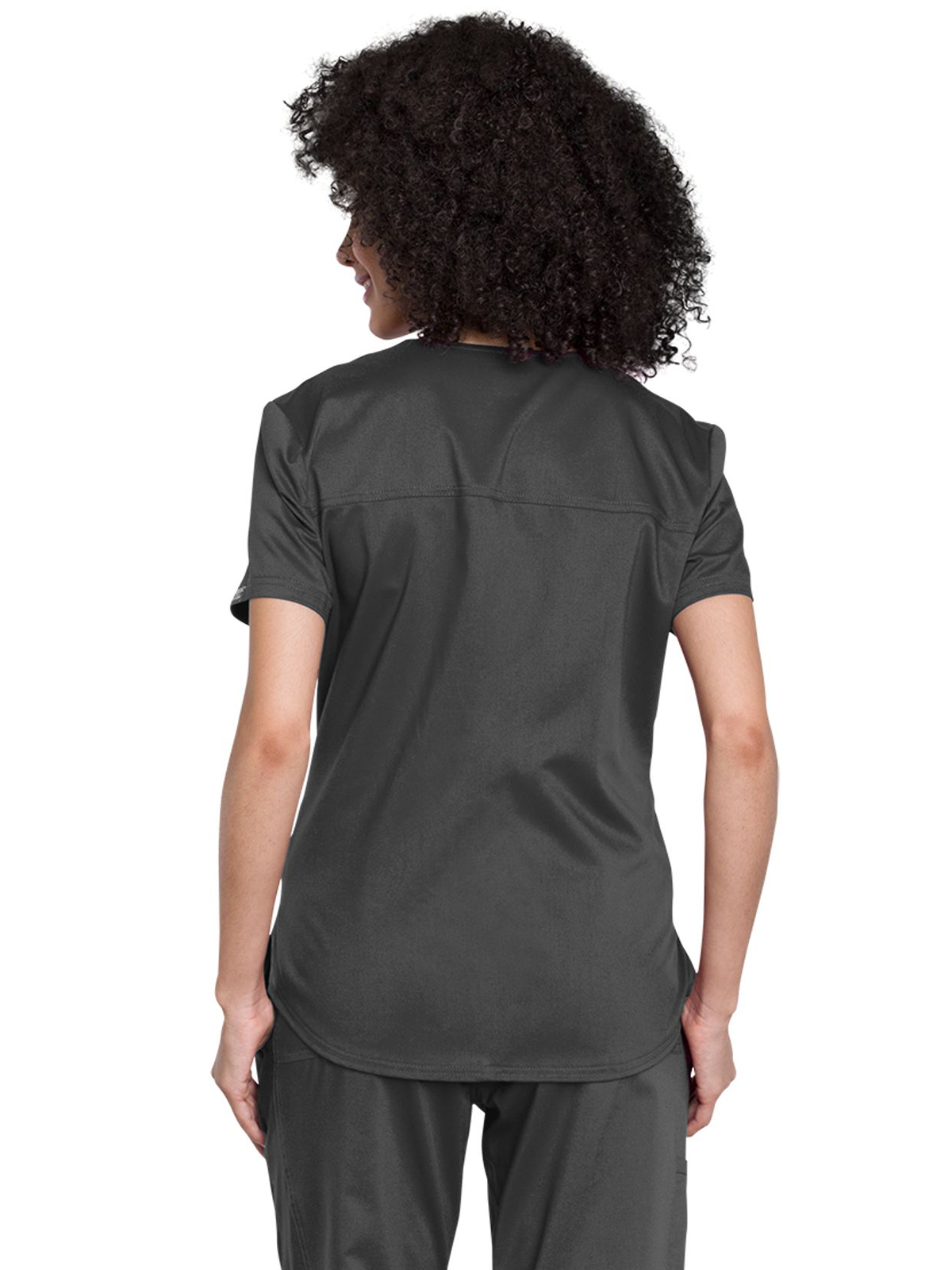 Cherokee - Workwear Revolution - Women's 1-Pocket Tuckable V-Neck O.R. Top 4