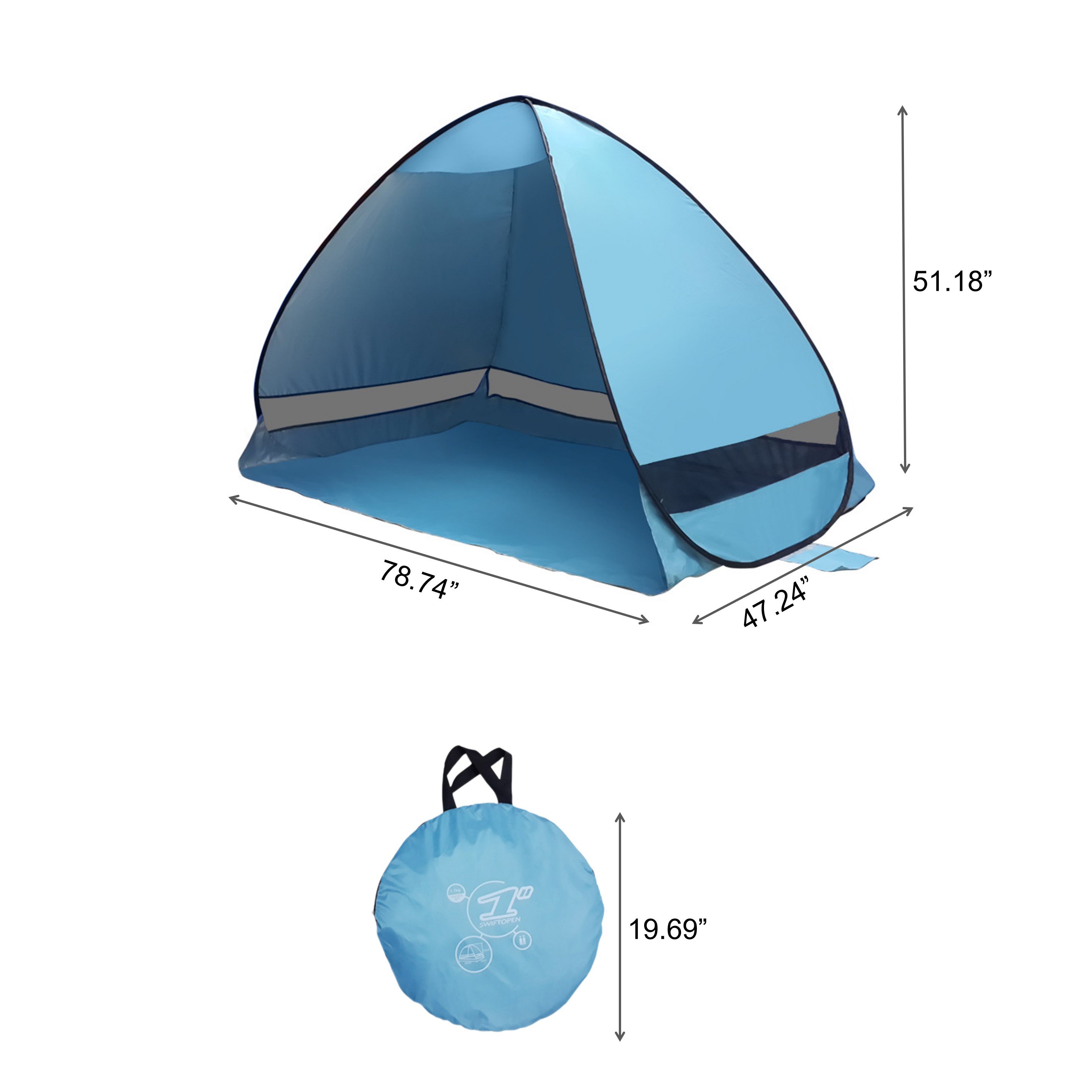 Portable Pop Up Beach Tent 3