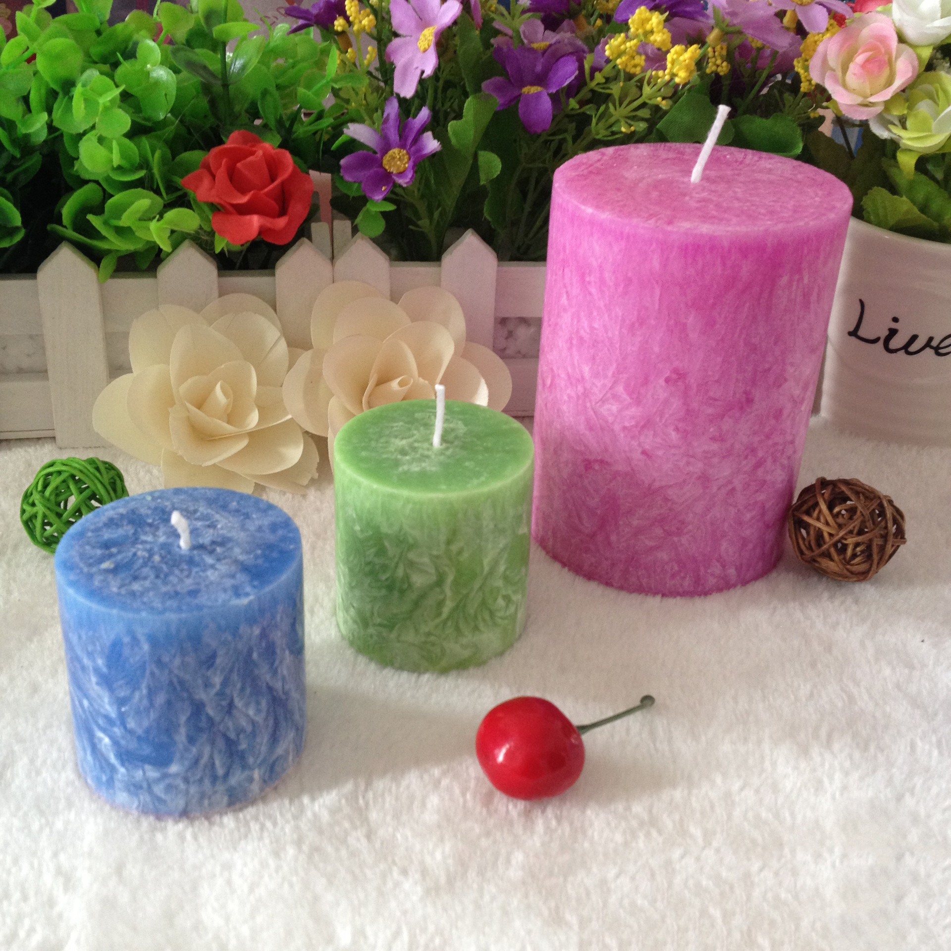 Customized Pillar Candle 8