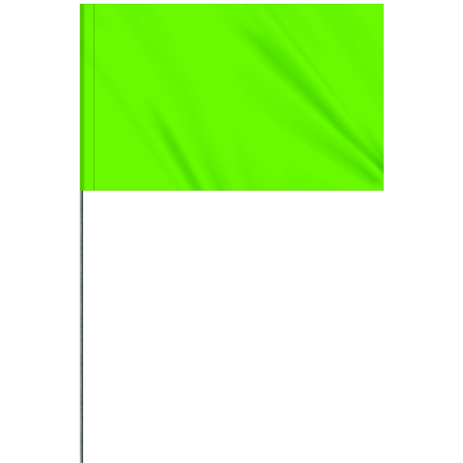 1-Color 5" x 8" Custom Vinyl Marking Flag with 36" Wire 22