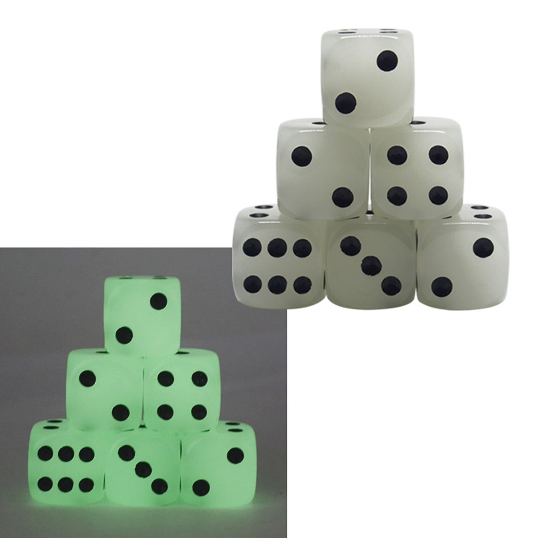 Glow in The Dark 6 Sided Dice 5
