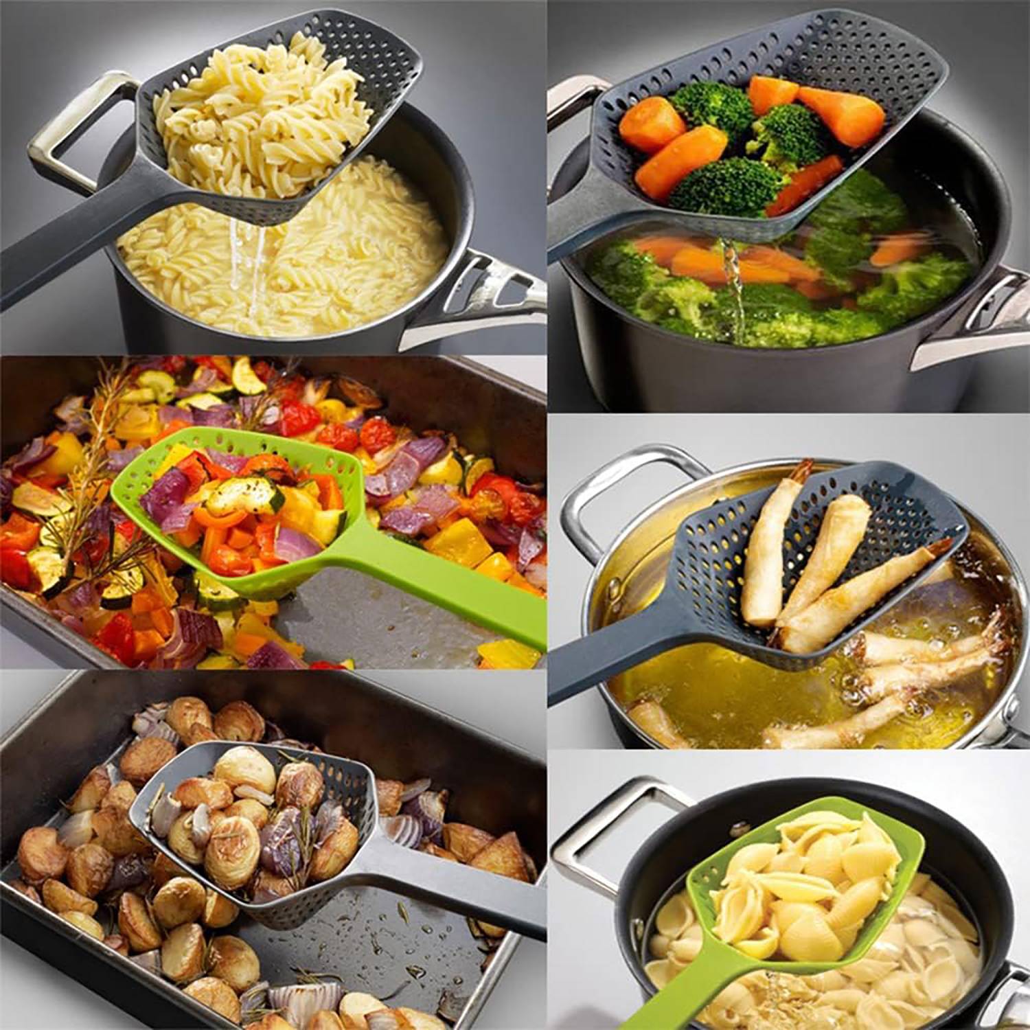 Hanging Heat-Resistant Long-Handled Strainer 2