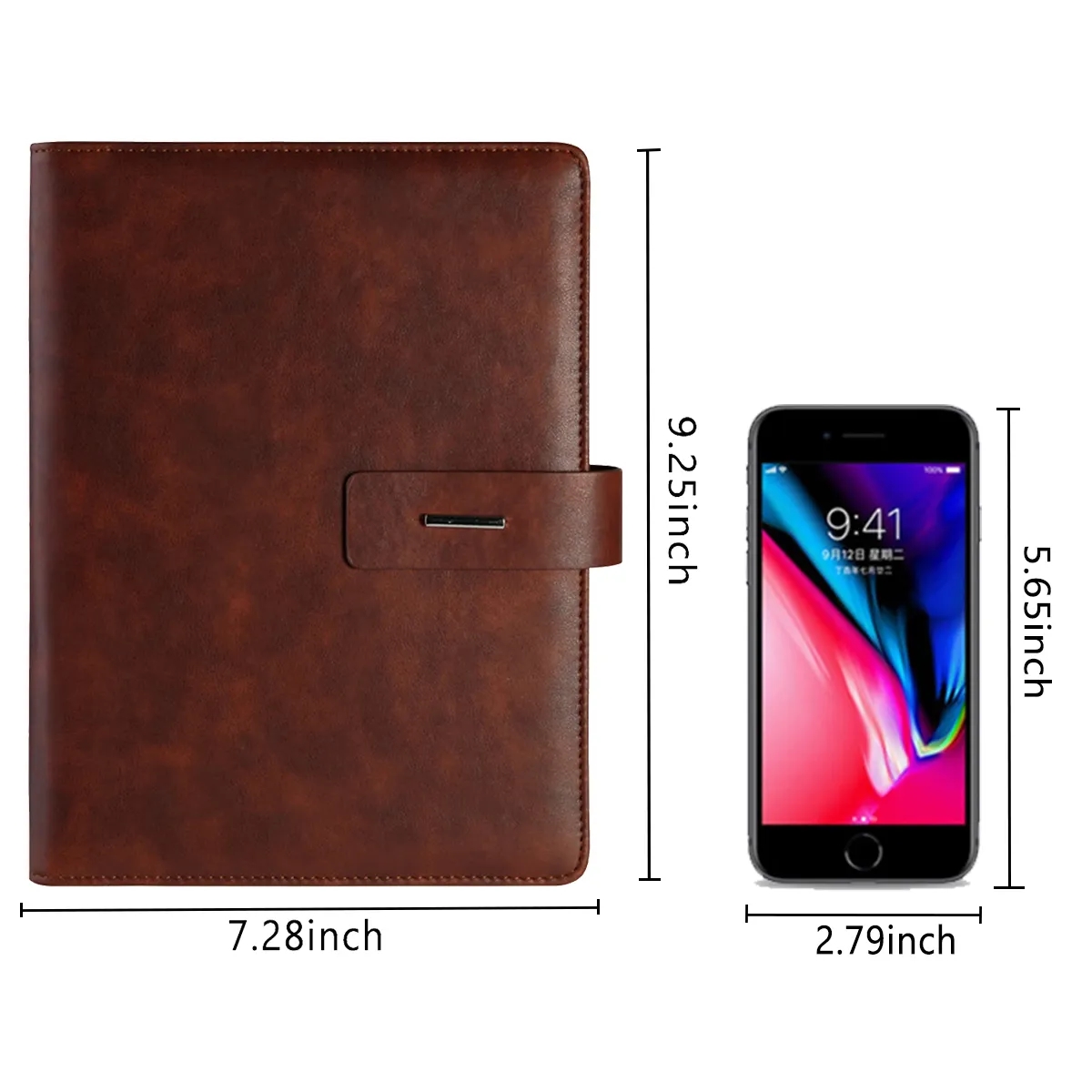 A5 Journal Binder Leather Premium Business Diary Notebook 3