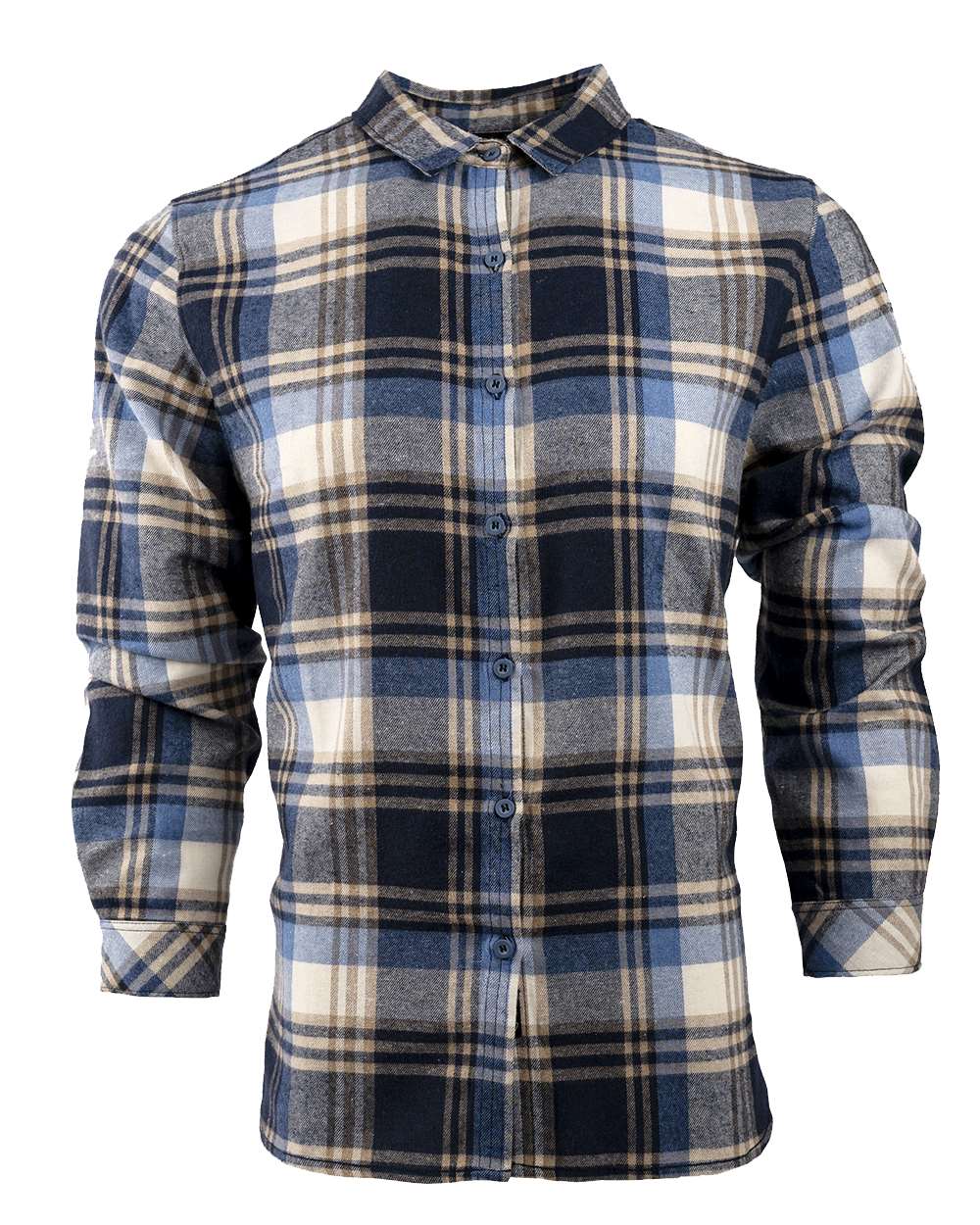 Women's No Pocket Yarn-Dyed Flannel Shirt - 5212 12