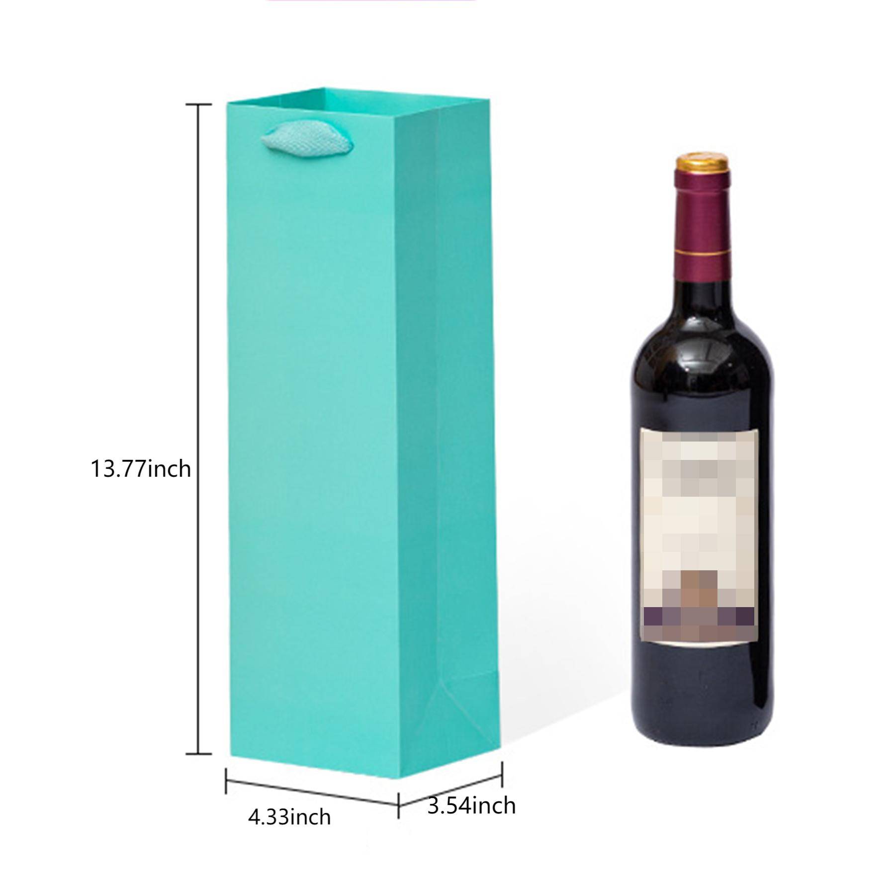 Laminated Kraft Paper Wine Bag 3