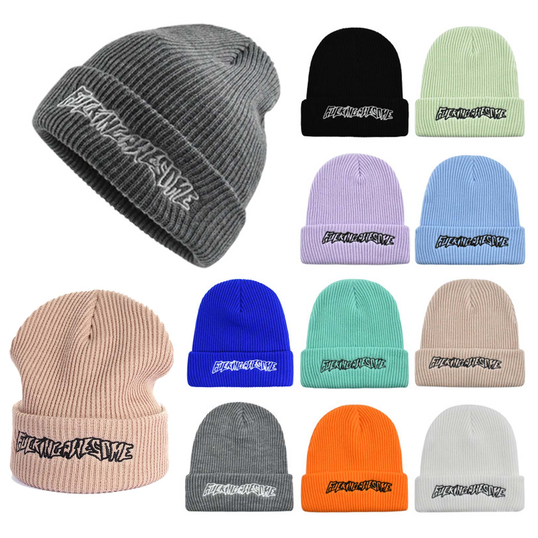 Premium Winter Warm Unisex Knit Beanie Hat 2