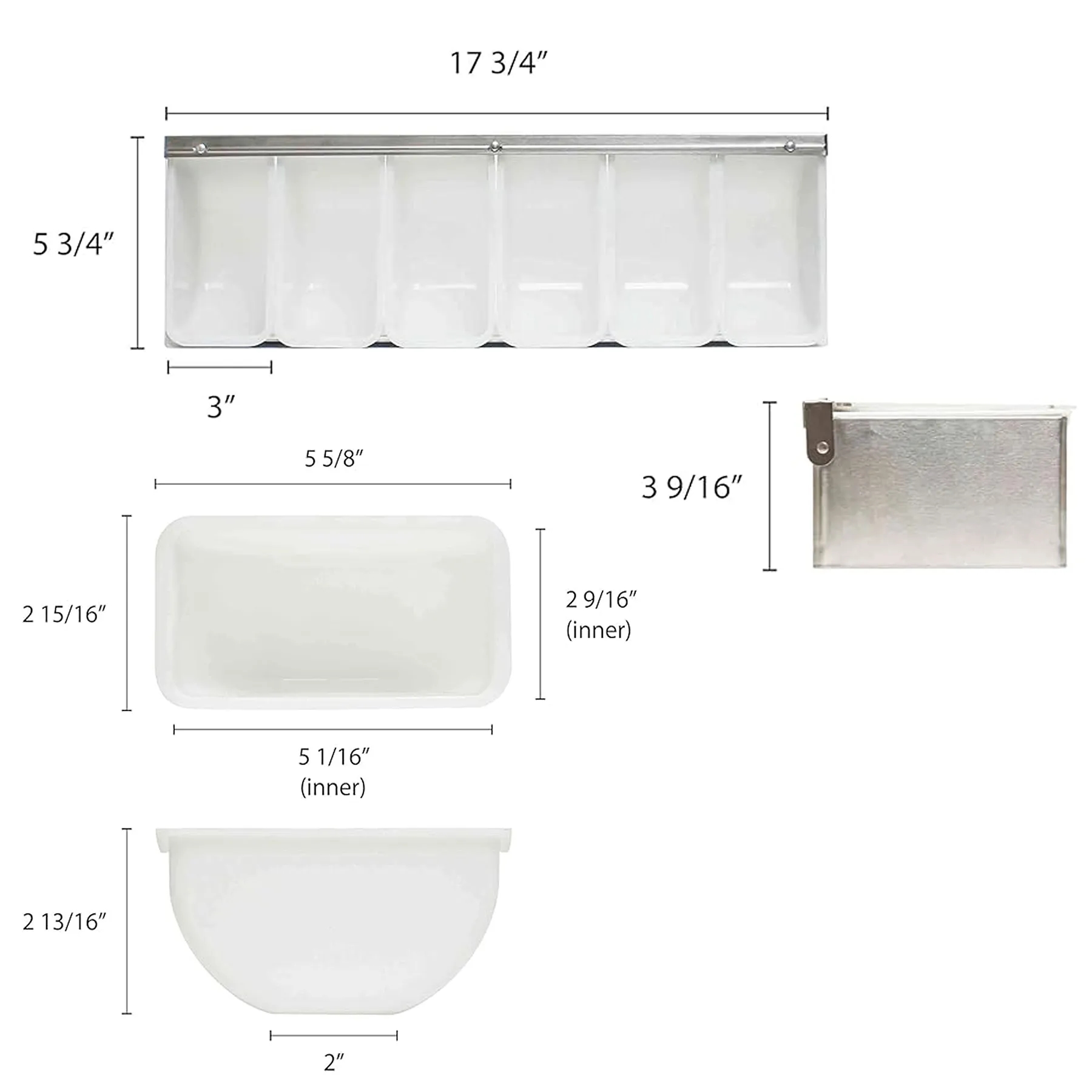 5 Friuts Caddy Ice Chilled Holder 2