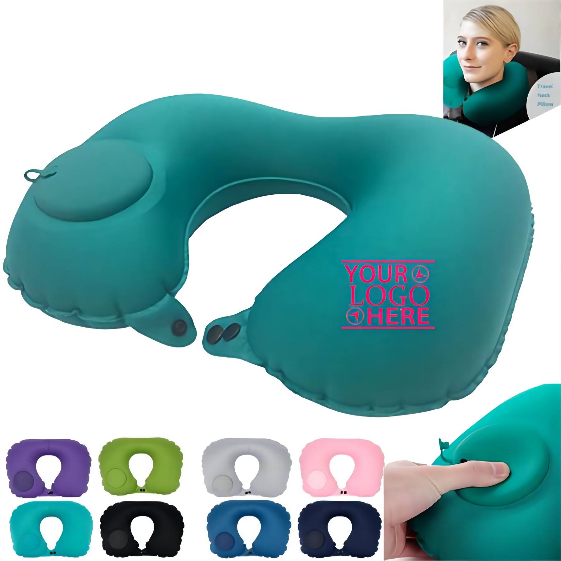 Inflatable Travel Neck Pillow 1