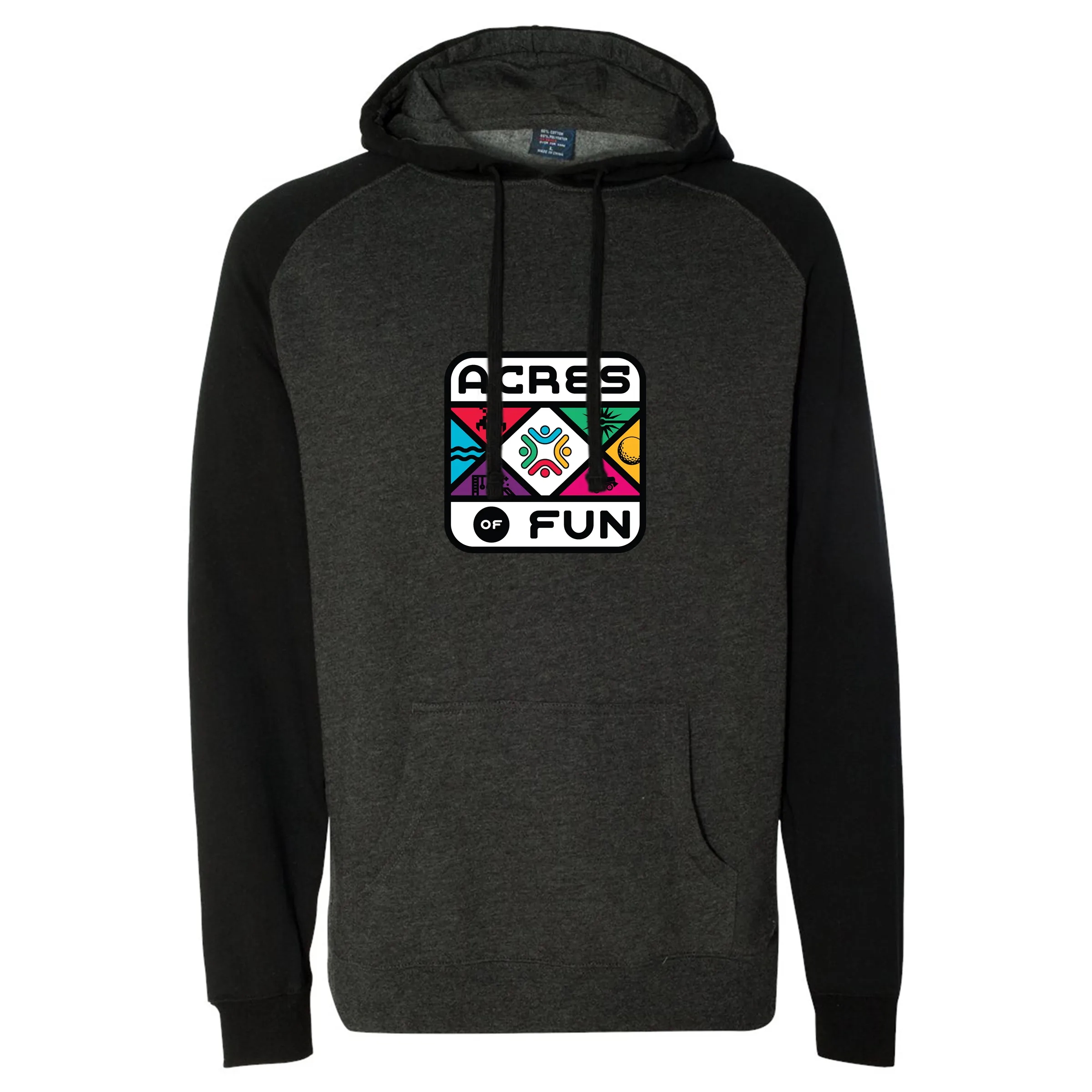 Raglan Hooded Pullover Sweatshirt, custom hoodie or sweatshirt with logo imprint 6