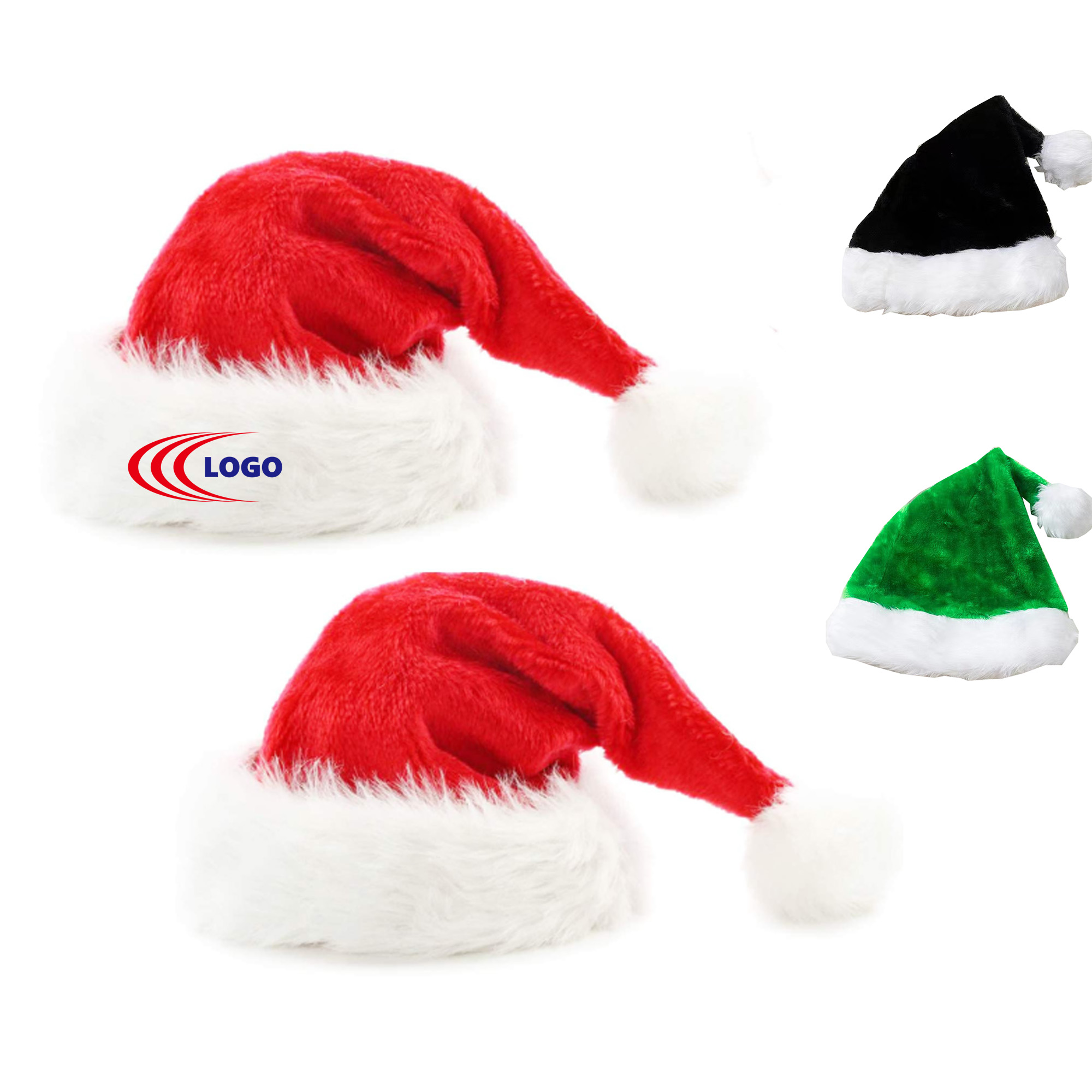 Polyester Wool Christmas Hat MOQ 10pcs 2