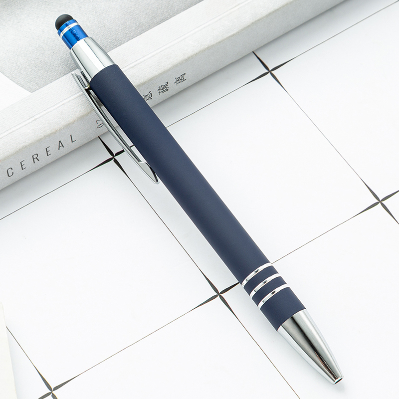 Stylus Click Action Aluminum Ballpoint Pen 16
