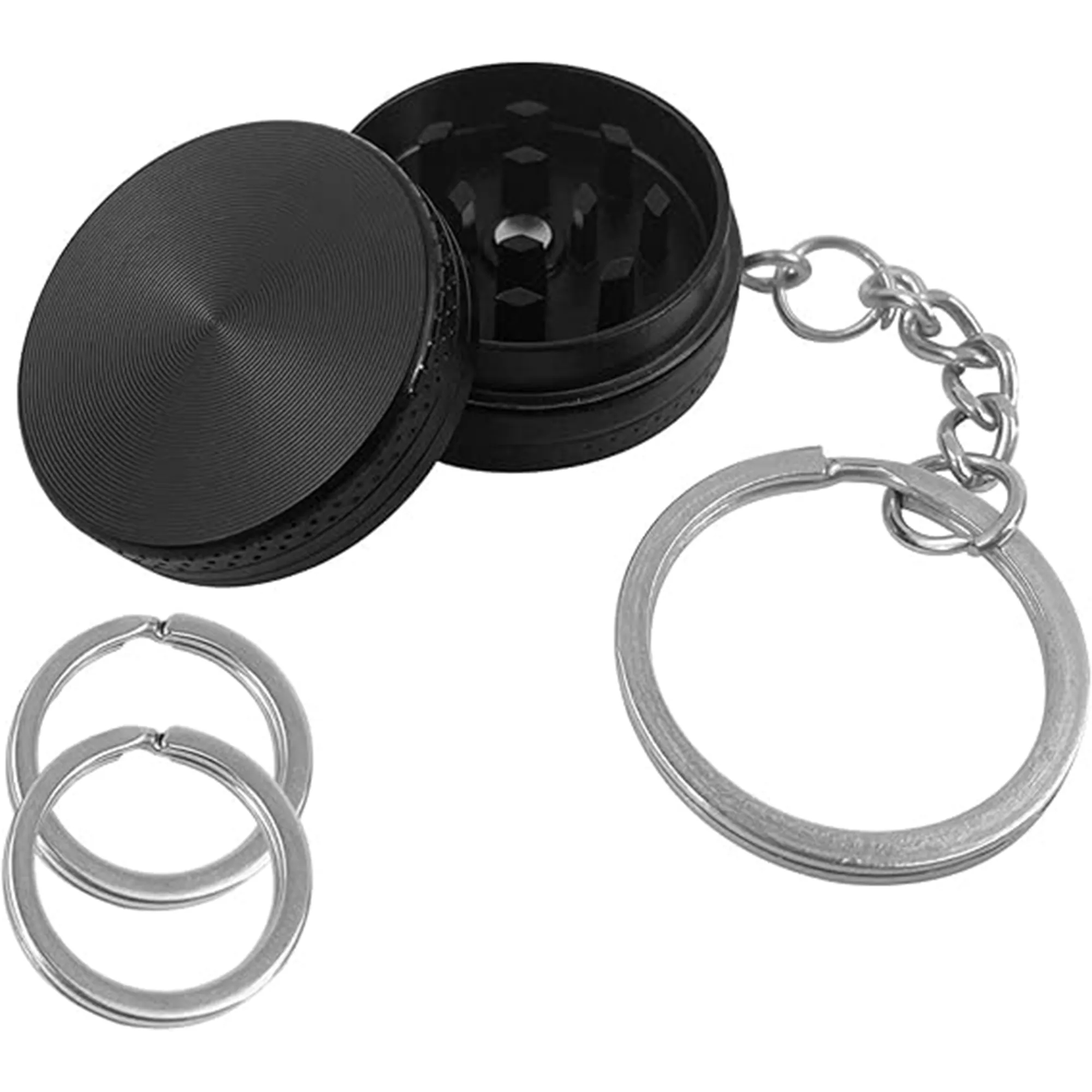Mini Keychain Metal Spice Grinder 1.18 Inch, custom kitchen gadget with logo imprint 12