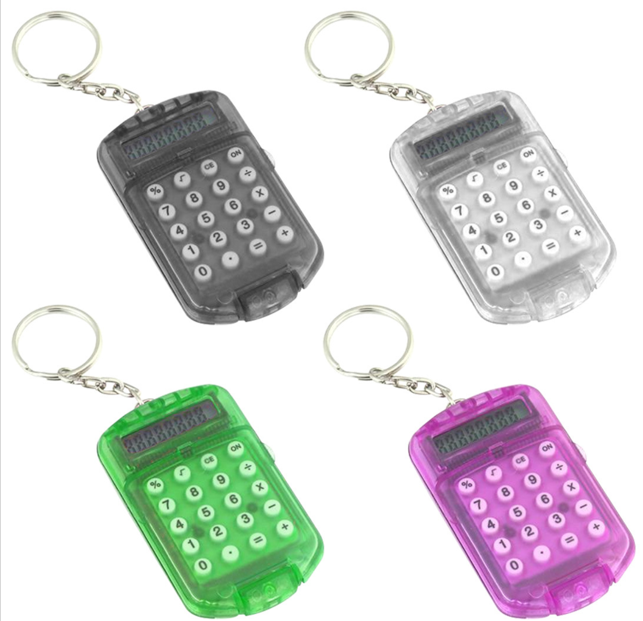 Mini Calculator With Key Ring 9