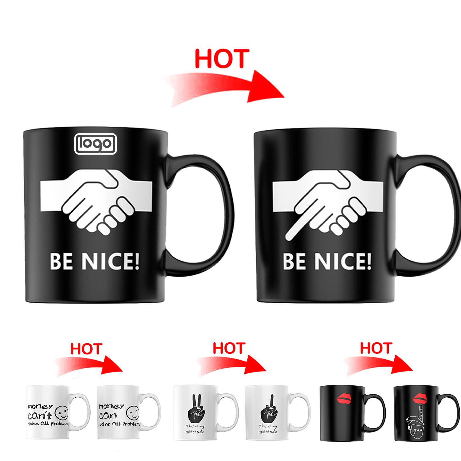 12oz Color Changing Ceramic Mug 2