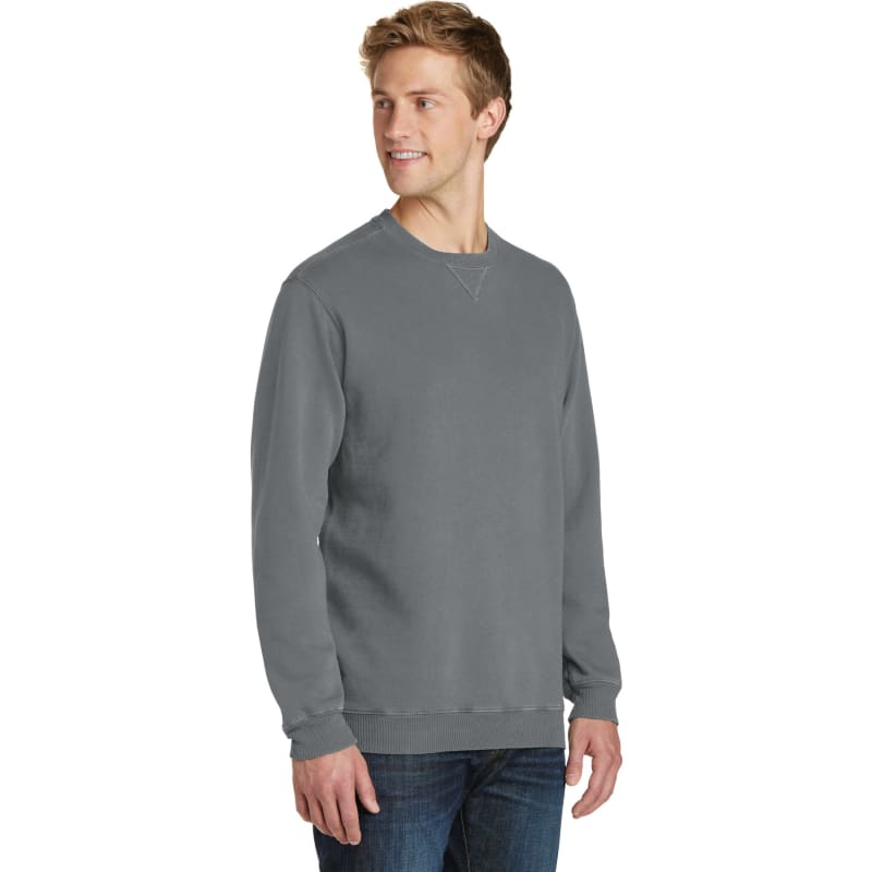 Port & Company Beach Wash Garment-Dyed Crewneck Sweatshirt, custom hoodie or sweatshirt with logo imprint 66