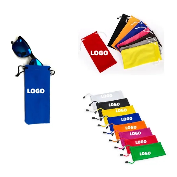 Soft Glasses Case with Drawstring Closure 1