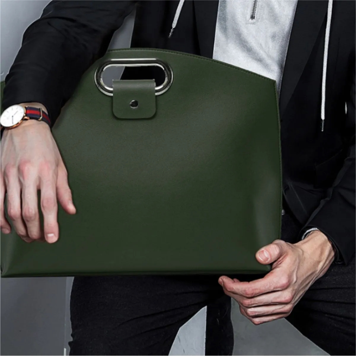 Laptop Tote With Metal Handle For 13 To 14 Inch 4