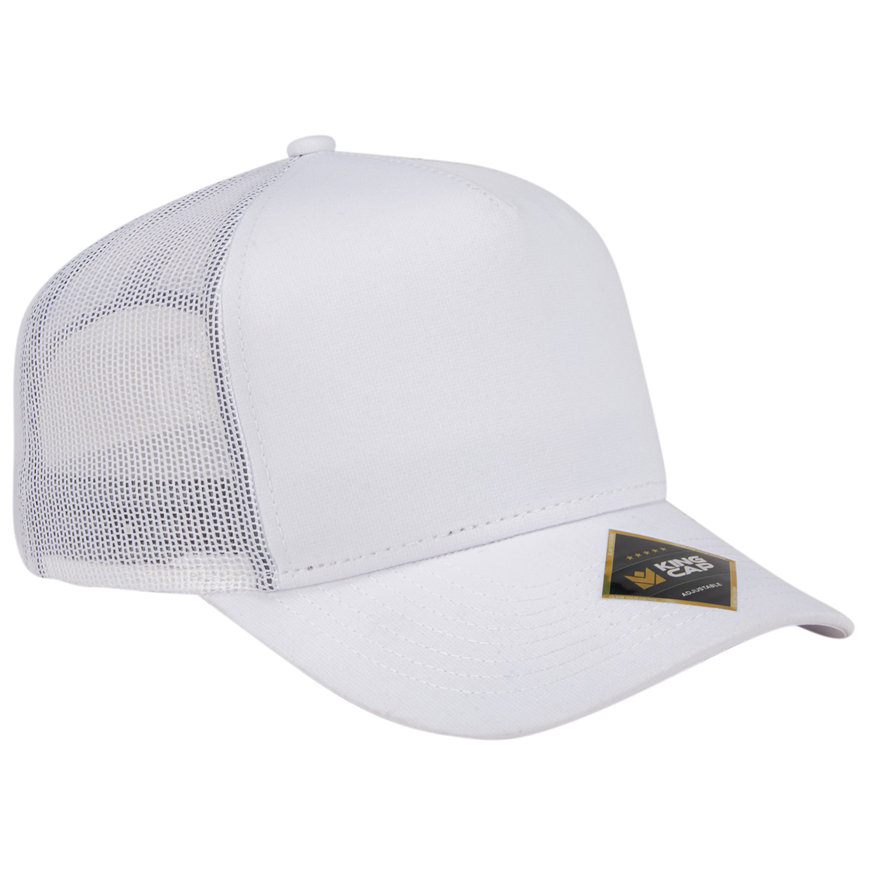 Ace 5-Panel Mesh Back Trucker Cap - Sustainable Fabric 4