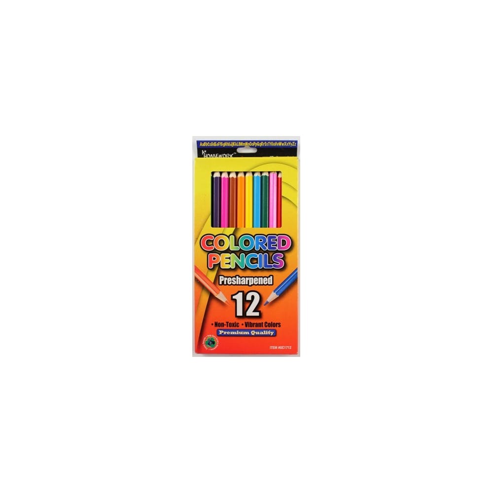 Colored Pencils - 12 Count Pre-Sharpened 1