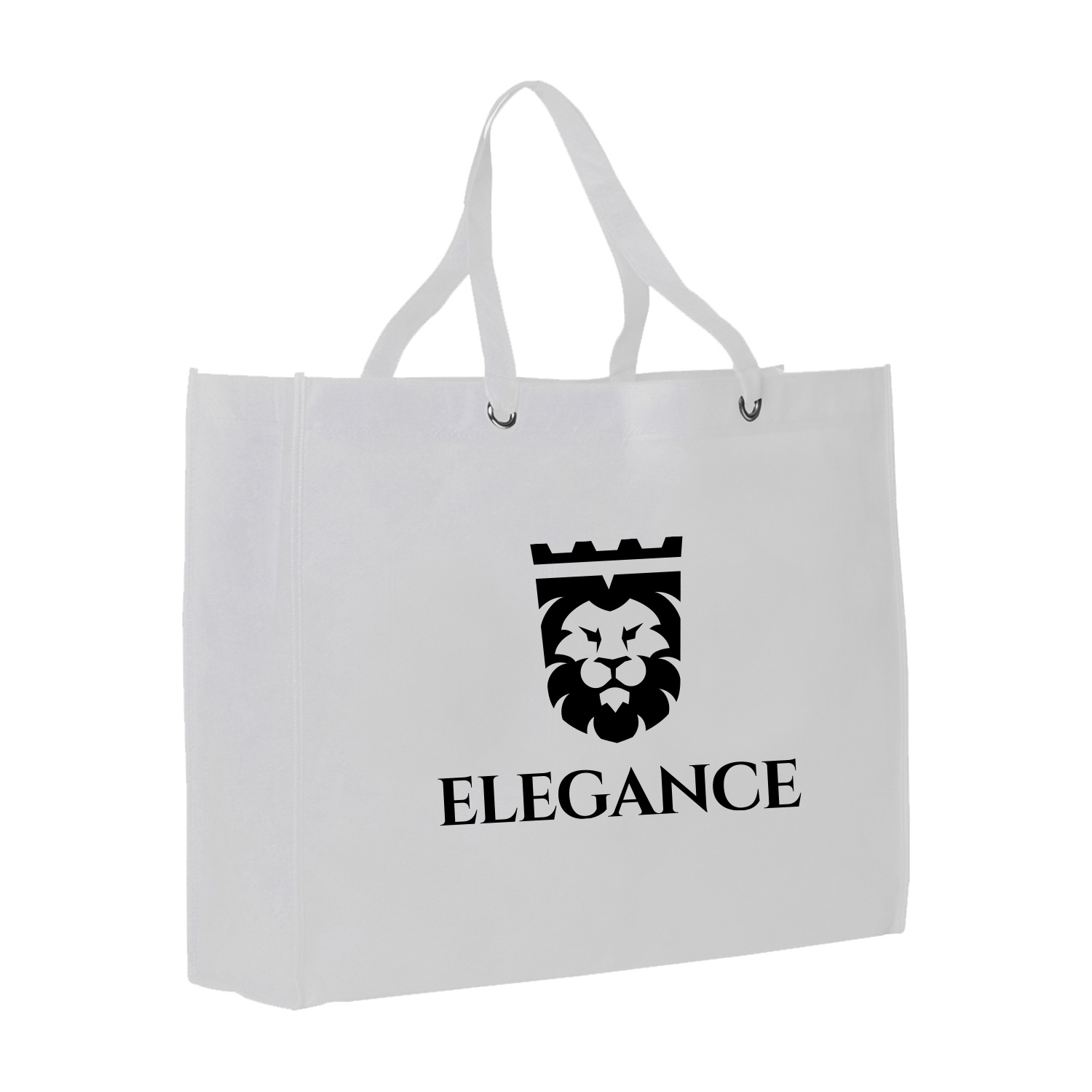 Shopper Non-Woven Tote Bag (2 Color Imprint) 4