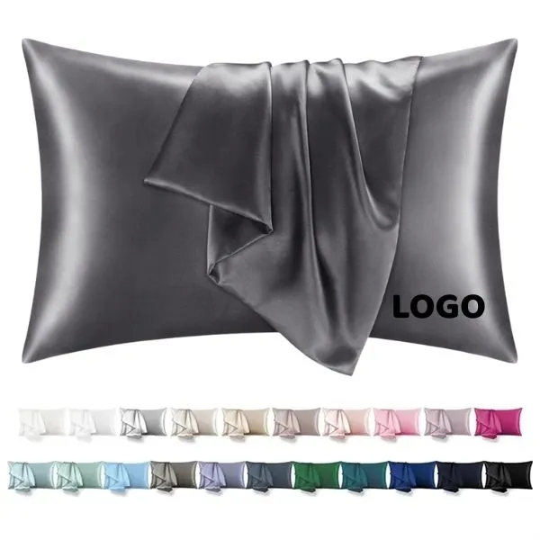 Silk-Like Solid Color Envelope Pillowcase 3