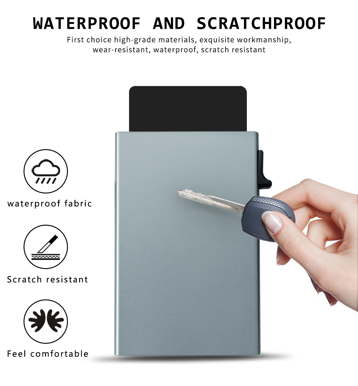 Security Automatic Eject Credit Card Case 7