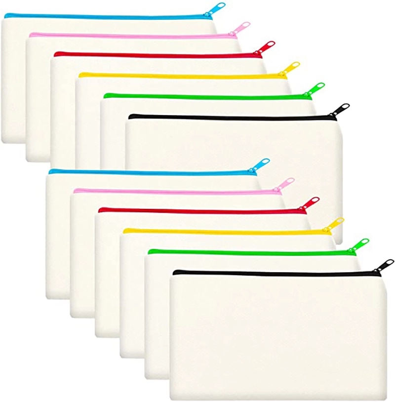 Multi-Color Zipper Pouch Pencil Case 2