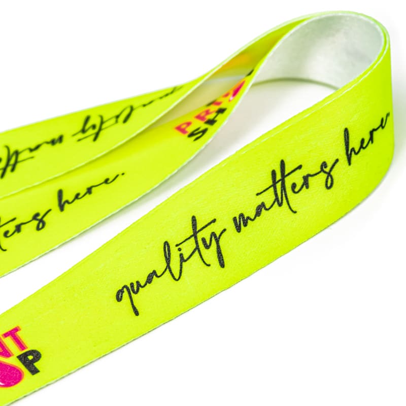 Fluorescent Neon Full Color Lanyards 7