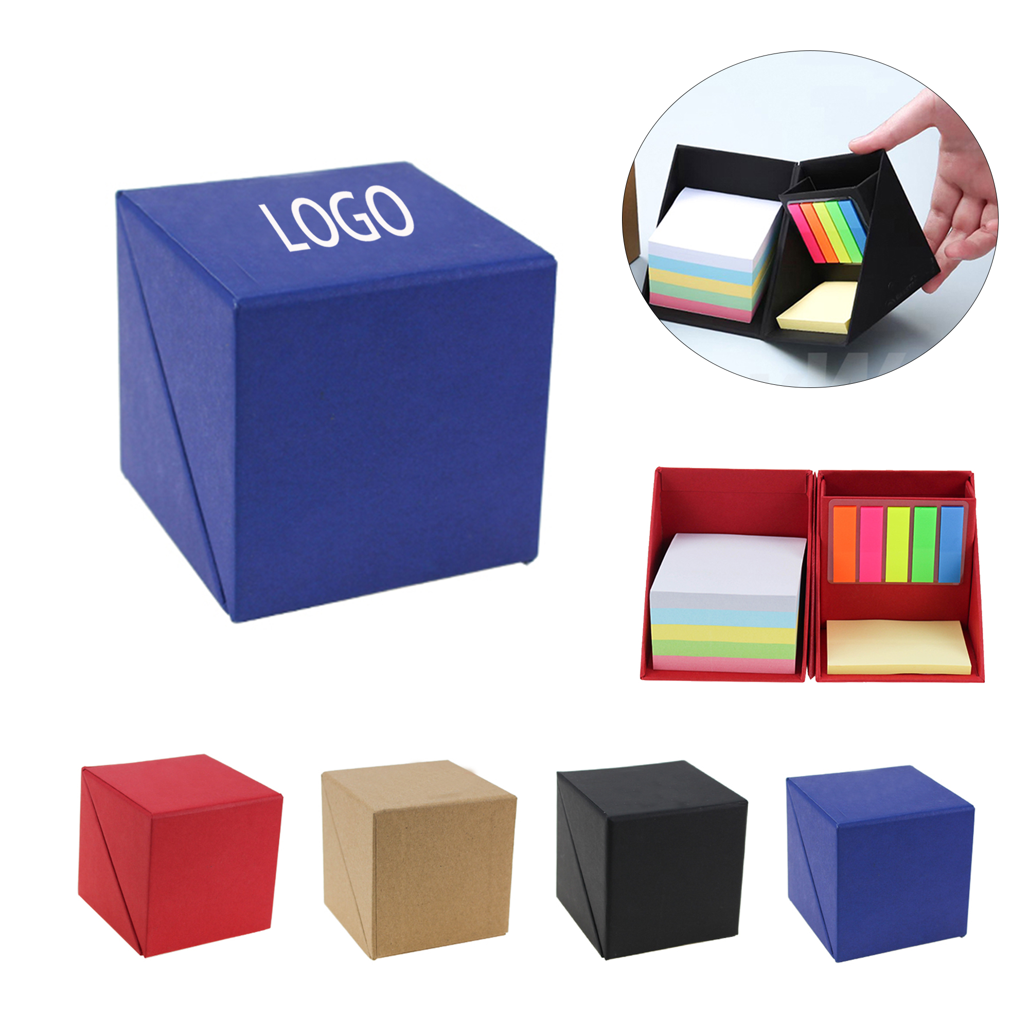 MOQ:50pcs Eco-Friendly Combined Note Cube 1