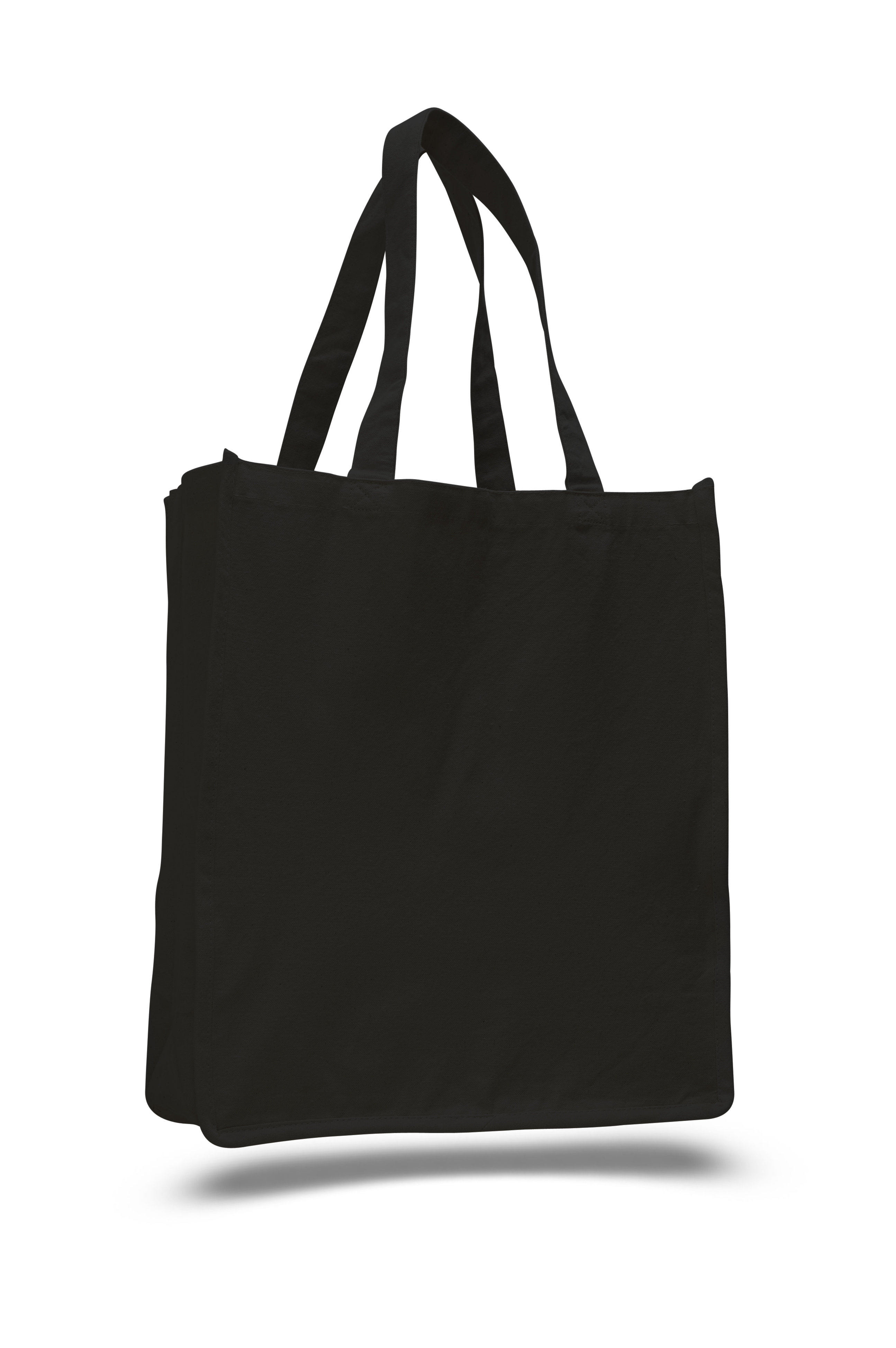 Heavy 12 oz. Cotton Canvas Jumbo Shopper Tote Bag - Colors, custom tote bag with logo imprint 2