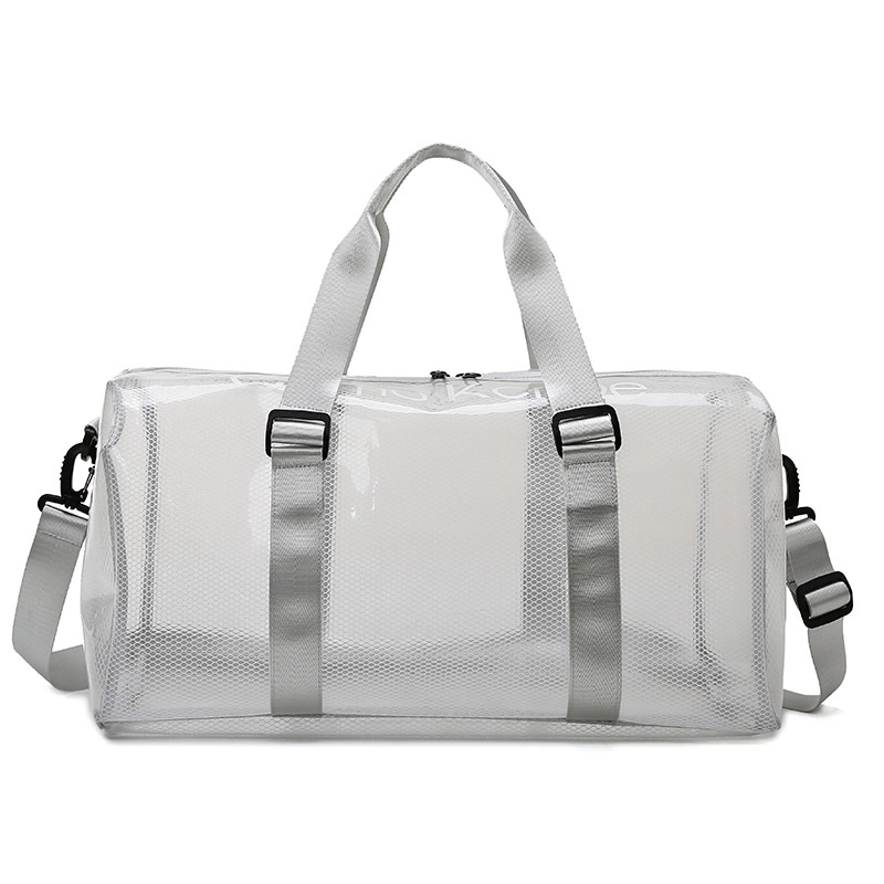 Custom Clear PVC Gym Sports Travel Duffel Bags 6