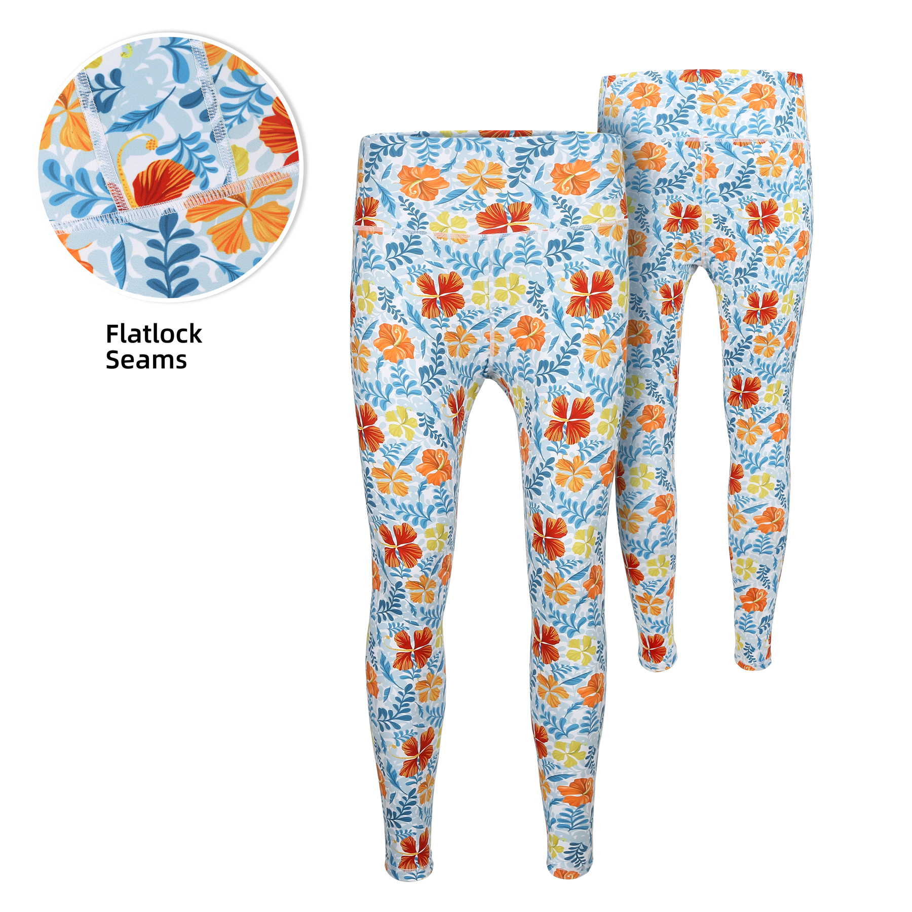 Women's High Waist Custom Yoga Leggings (Full Color) 4