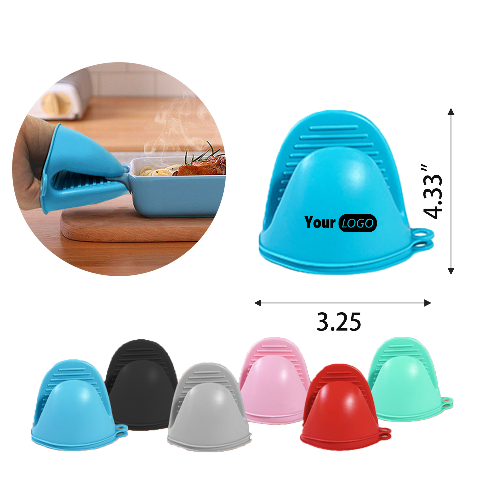 Small Silicone Oven Glove MOQ 20 3