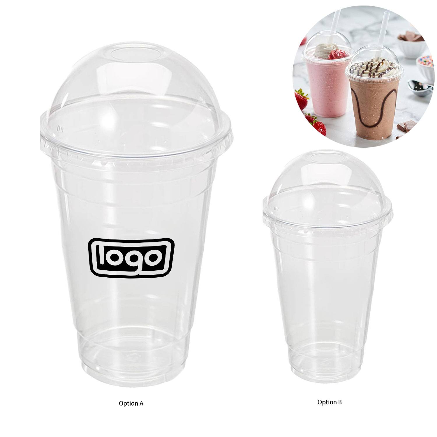 14oz Plastic Single-Use Coffee & Drink Cups 5
