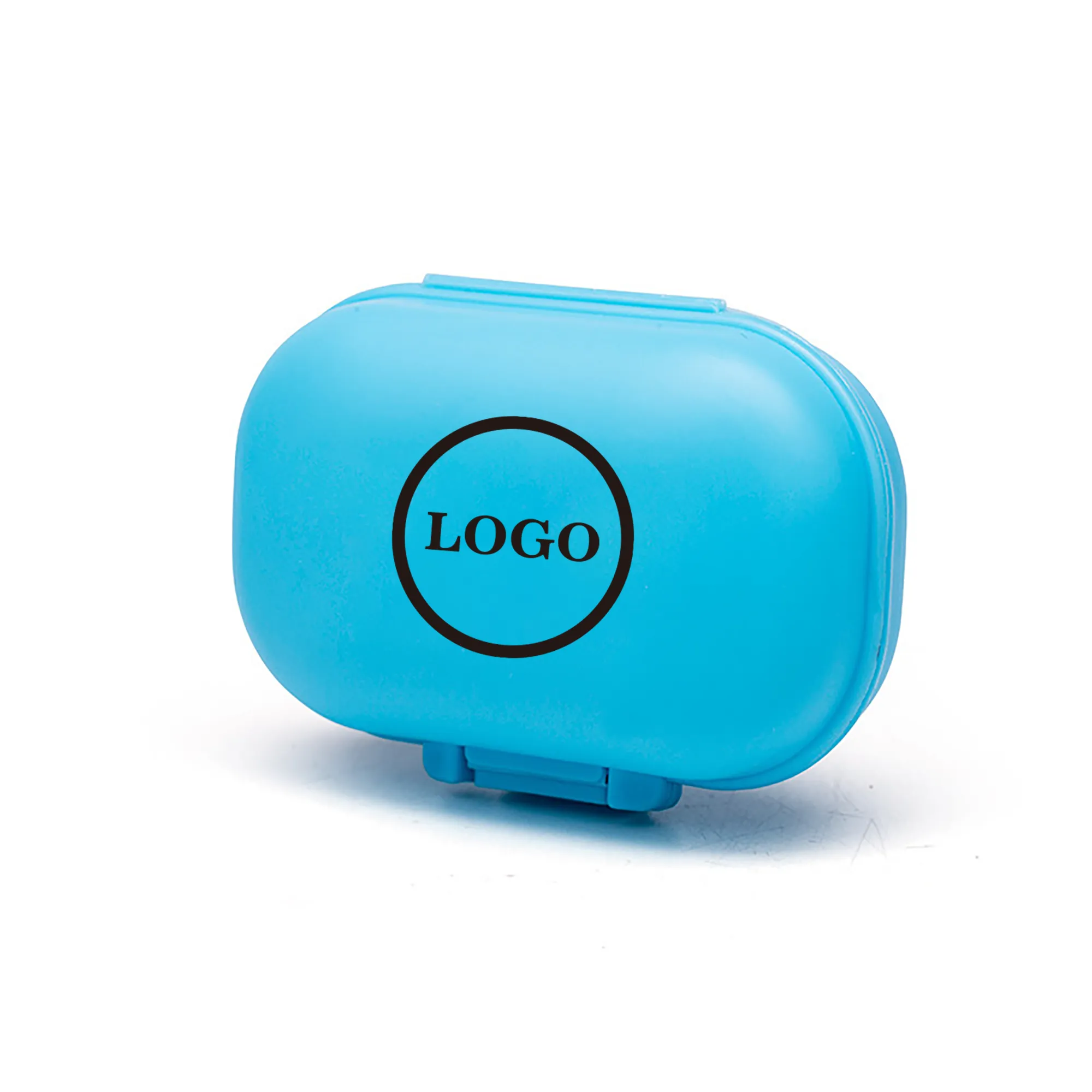 3.8"x2.6"x1.2" 4 Compartments Storage Pill Box 5