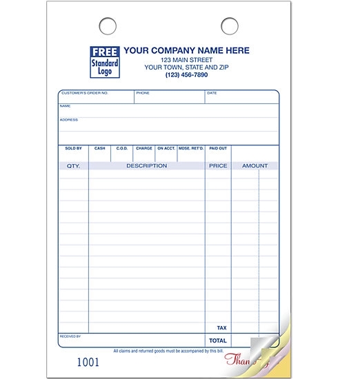 Multi-Purpose Register Forms, Classic Design, Large 2