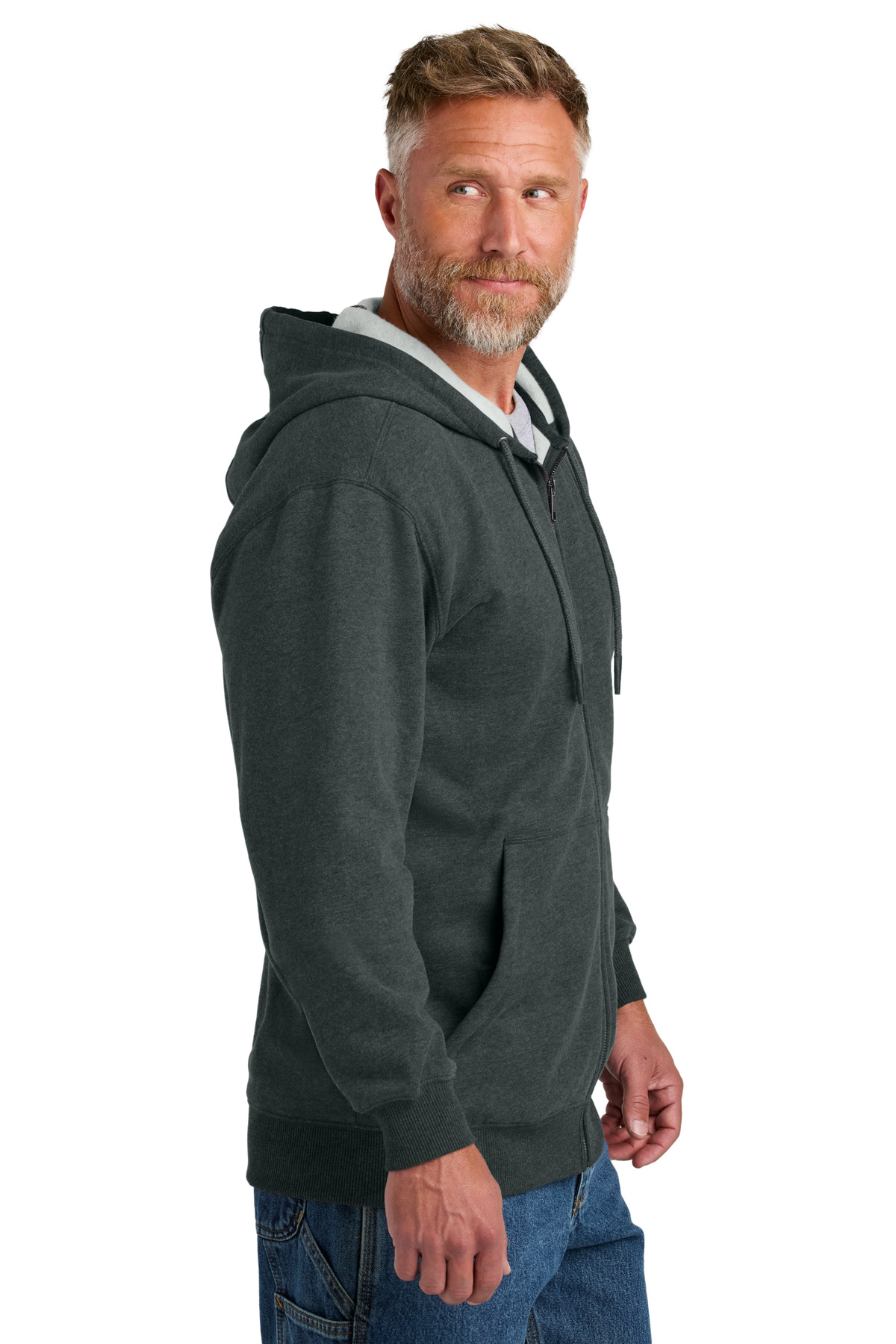CornerStone® Tough Fleece Full-Zip Hoodie 12